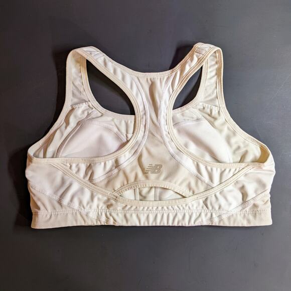 New Balance Sport Bra White - Picture 2 of 3